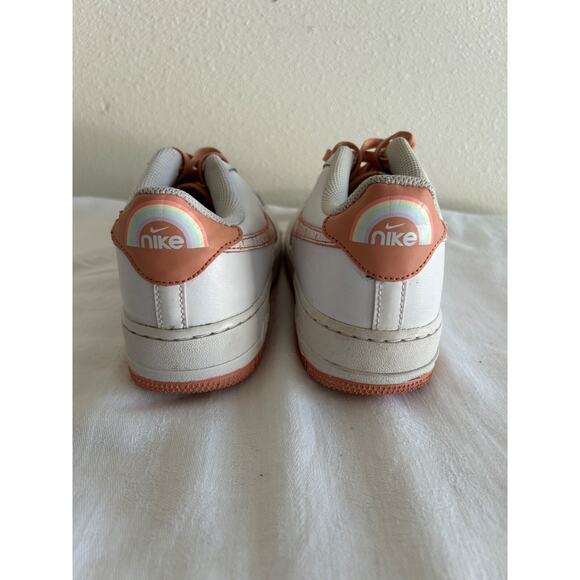 Nike Air Force 1 LV8 GS 'White Light Madder Root Aura' DM0985-100 size 7 Y 8.5 W - Picture 4 of 8